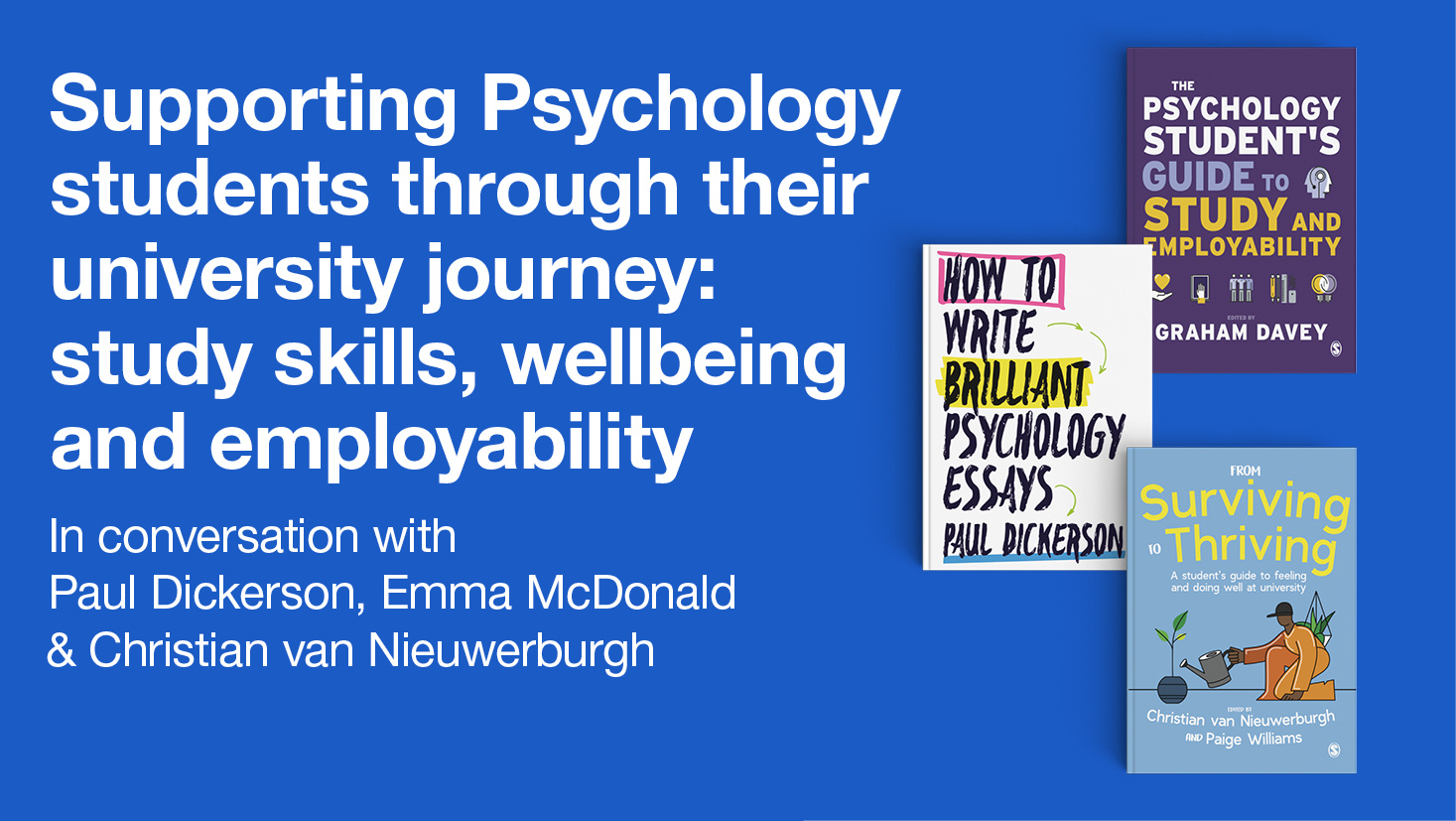 Supporting Psychology students through their university journey: Study skills, wellbeing and employability 